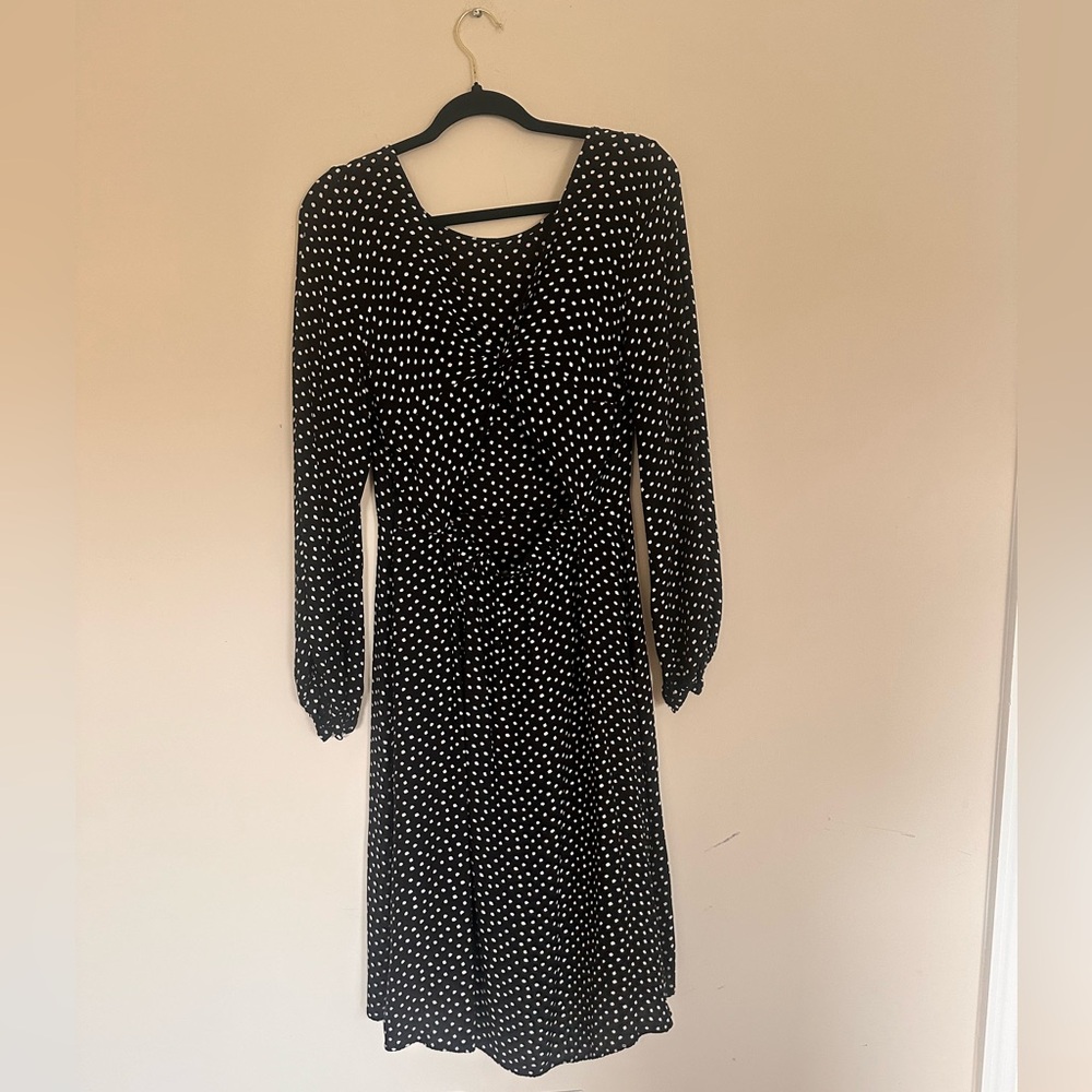 Anthropologie cut out detail midi dress